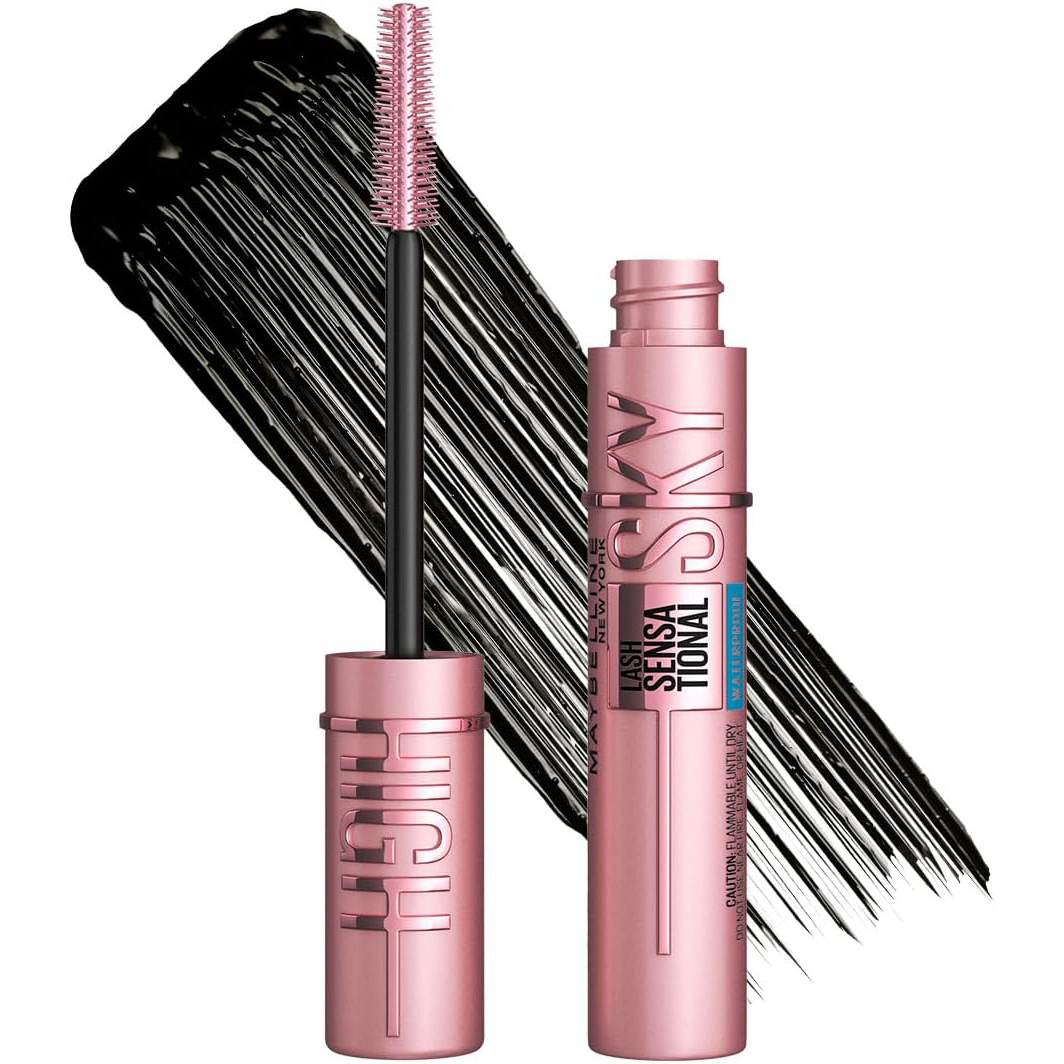 Maybelline Mascara Lash Sensational Sky High - A Prueba de Agua Negro