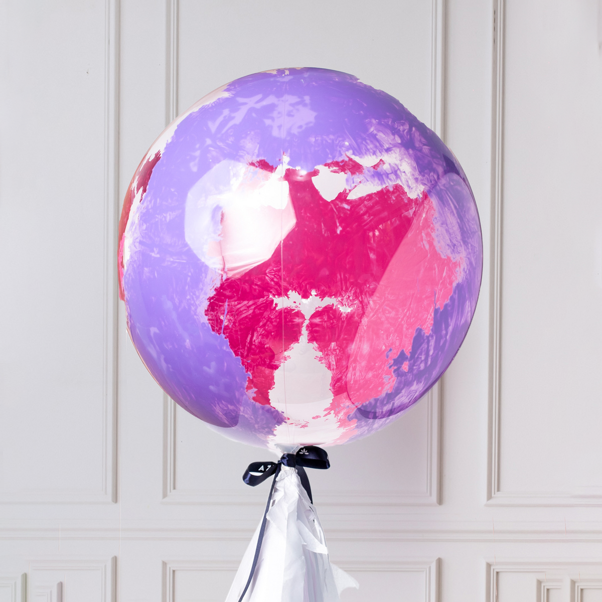 Globo Explosión de Color - Morado y Rosa con Helio