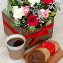 Kit Despierta - Flores, Café y Galletas