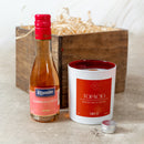 Kit Vela Mirium Topacio / con Vino Rosado