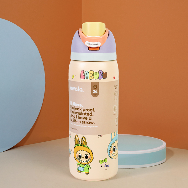 Termo Owala - Free Sip 32oz Labubu Naranja
