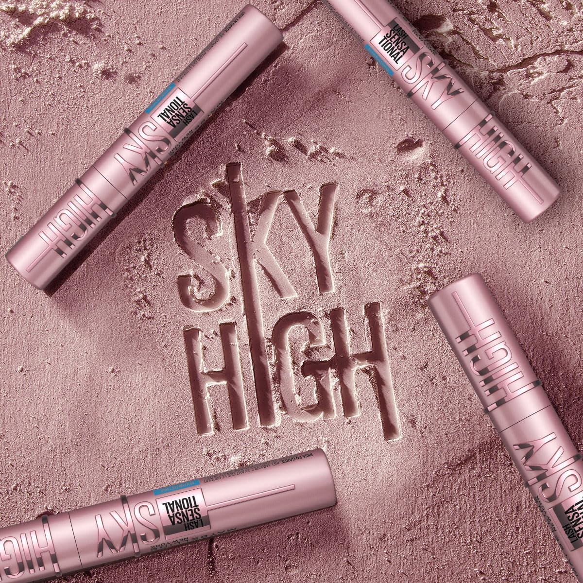 Maybelline Mascara Lash Sensational Sky High - A Prueba de Agua Negro